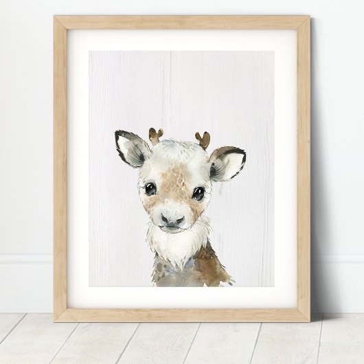 トナカイの森の保育園アートプリント ポスター