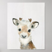 トナカイの森の保育園アートプリント ポスター (正面)