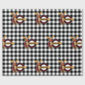 トナカイの漫画の特別子供へ配信 ラッピングペーパー (フラット)