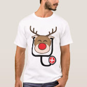 トナカイの看護のTシャツ Tシャツ (正面)