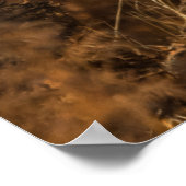 トナカイの美しい野生動物 ポスター (角)