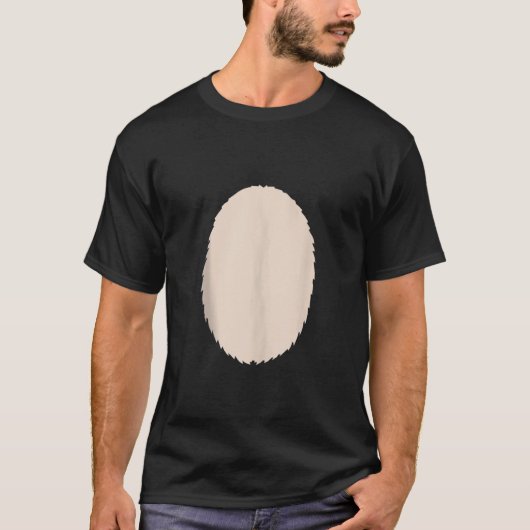 トナカイの腹ばいハロウィン仮装 楽々クールアニマル Tシャツ (正面)