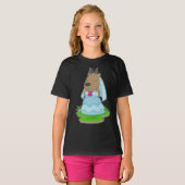 トナカイの花嫁　ハートのウェディング Tシャツ (正面フル)