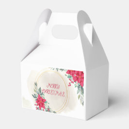 トナカイの花模様 クリスマスパーティー フェイバーボックス