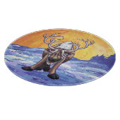 トナカイの贈り物&アクセサリー カッティングボード (角)