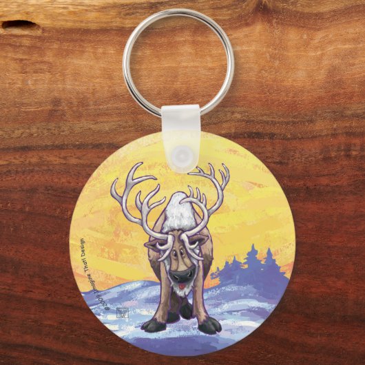 トナカイの贈り物&アクセサリー キーホルダー (正面)