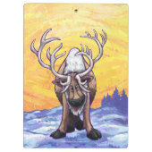 トナカイの贈り物&アクセサリー クリップボード (裏面)