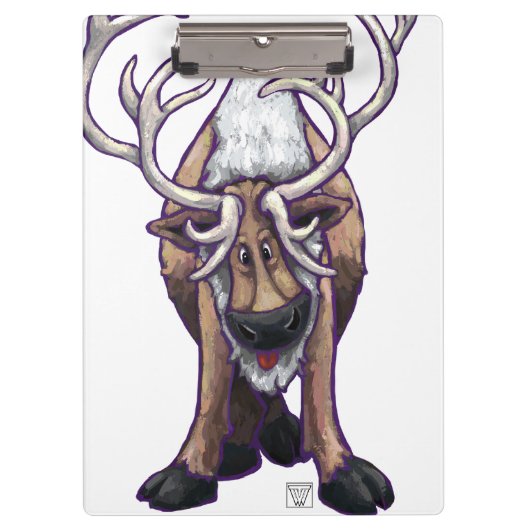 トナカイの贈り物&アクセサリー クリップボード (正面)