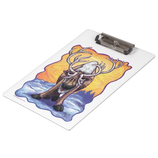 トナカイの贈り物&アクセサリー クリップボード (アングル)