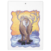 トナカイの贈り物&アクセサリー クリップボード (裏面)