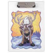 トナカイの贈り物&アクセサリー クリップボード (正面)