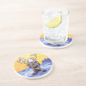 トナカイの贈り物&アクセサリー コースター (側面)