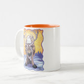 トナカイの贈り物&アクセサリー ツートーンマグカップ (正面左)