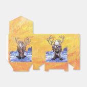 トナカイの贈り物&アクセサリー フェイバーボックス (折り畳みなし)