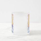 トナカイの贈り物&アクセサリー フロストグラスマグカップ (中央)