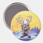 トナカイの贈り物&アクセサリー マグネット (正面/裏面)