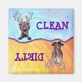 トナカイの贈り物&アクセサリー マグネット (正面)