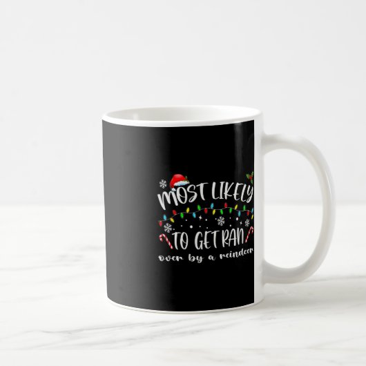 トナカイの走家族Cによって終わる可能性が最も高い コーヒーマグカップ (右)