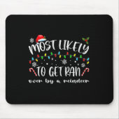 トナカイの走家族Cによって終わる可能性が最も高い マウスパッド (正面)