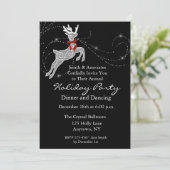 トナカイの輝きの休日のパーティの招待状 招待状 (スタンド正面)