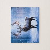 トナカイの魔法の森ジグソーパズル ジグソーパズル (縦)