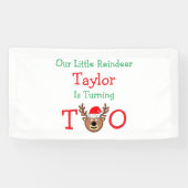 トナカイの2番目の誕生日 横断幕 (横)