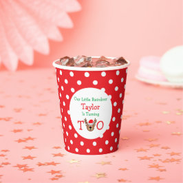 トナカイの2番目の誕生日 紙コップ