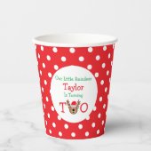 トナカイの2番目の誕生日 紙コップ (正面)