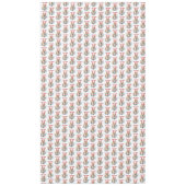 トナカイの〔雄ジカの〕枝角でクリスマスコルギをパーソナライズ テーブルクロス (正面)