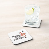 トナカイはちょうど陽気なアメリカヘラジカ- .PNGです コースター (右側)