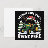 トナカイほどクリスマストラクターはない シーズンカード (正面/裏面)