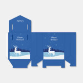 トナカイイラストレーションカスタム文字お願いボックス フェイバーボックス (折り畳みなし)