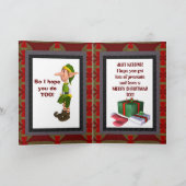 トナカイウンチカード。 シーズンカード (内部)