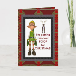 トナカイウンチカード。 シーズンカード