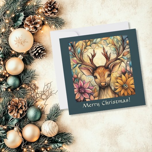 トナカイエレガントカスタマイズ可能 シーズンカード