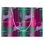 トナカイエレガントクリスマス ラージペーパーバッグ (裏面)