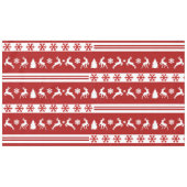 トナカイエレガントズスノーフレークスライン大 テーブルクロス (正面(横))