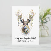 トナカイエレガント、あなたの日はクリスマスの応援を満たした シーズンカード (スタンド正面)