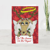 トナカイエンジェルティスザシーズントゥビービーガン シーズンカード (正面)