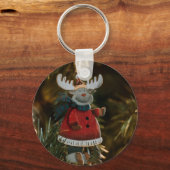 トナカイオーナメントクリスマス キーホルダー (正面)