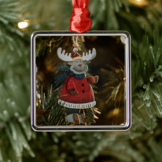 トナカイオーナメントクリスマス メタルオーナメント (ツリー)