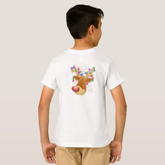 トナカイカスタムのライトTシャツ Tシャツ (裏面フル)