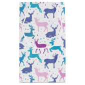 トナカイカラフルパターン スモールペーパーバッグ (裏面)