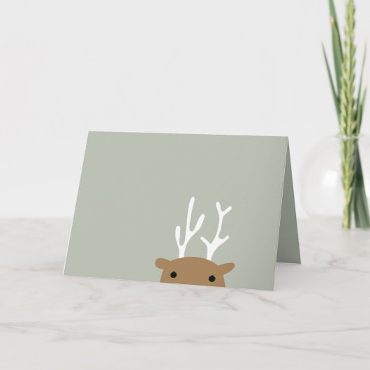 トナカイカード シーズンカード (正面)