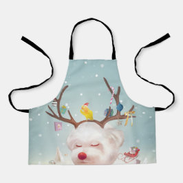 トナカイクリスマスオーナメント エプロン
