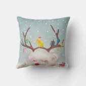 トナカイクリスマスオーナメント クッション (裏面)