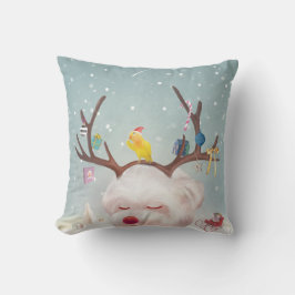 トナカイクリスマスオーナメント クッション