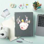 トナカイクリスマスオーナメント シール (iPadカバー)