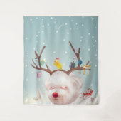 トナカイクリスマスオーナメント タペストリー (正面)