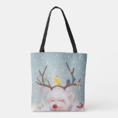 トナカイクリスマスオーナメント トートバッグ (裏面)